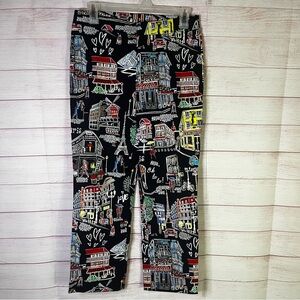 Joseph Ribkoff Scenery Print Millennium Pull-On Pants Size 8